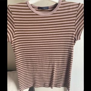 striped brandy melville T-shirt